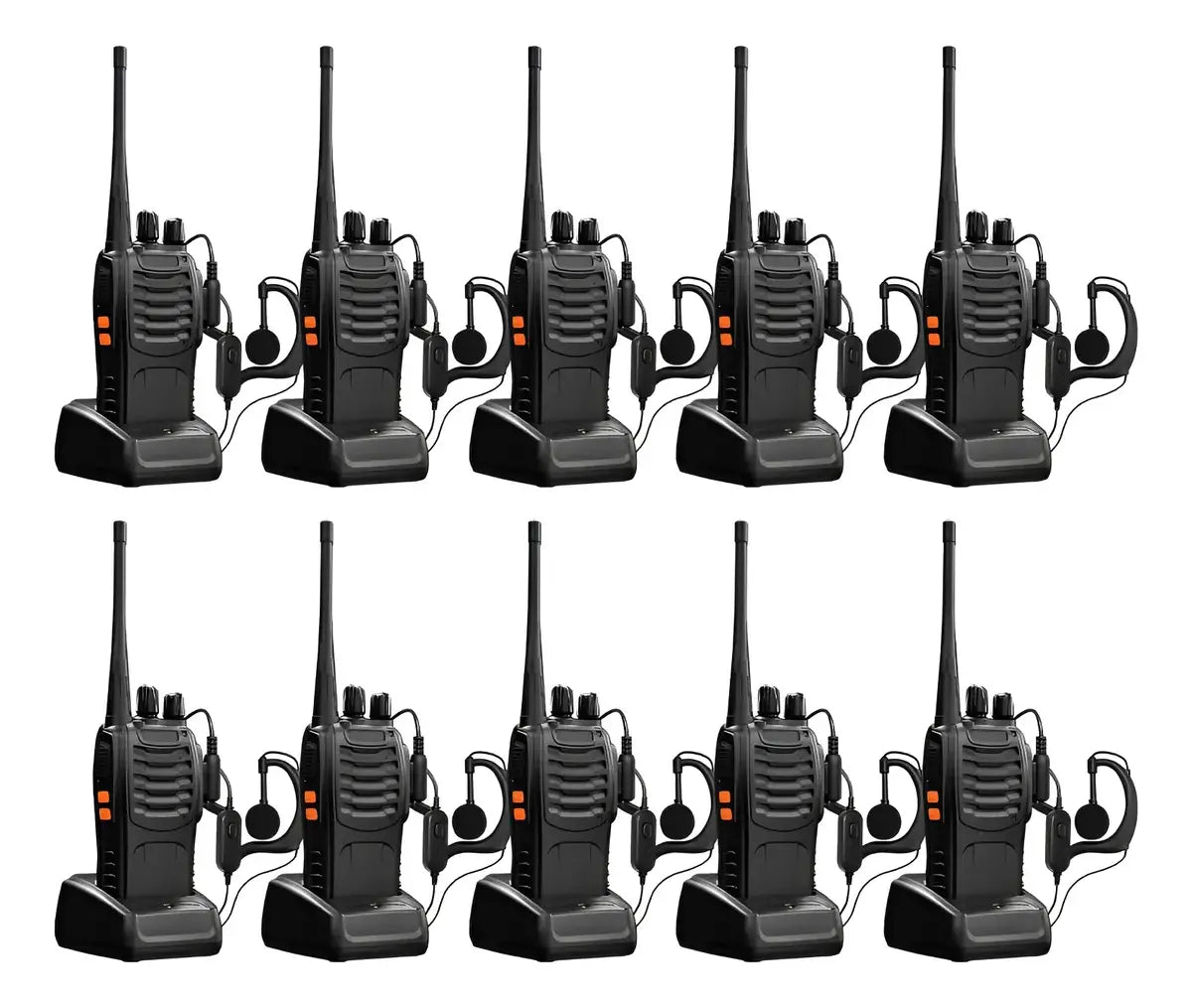 KIT 10 RADIOS BAOFENG UHF 16CH