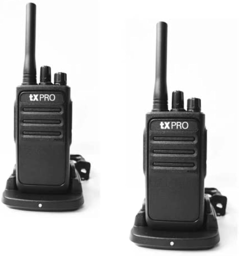 2 RADIOS TXPRO TX320 UHF 16CH PROFESIONAL